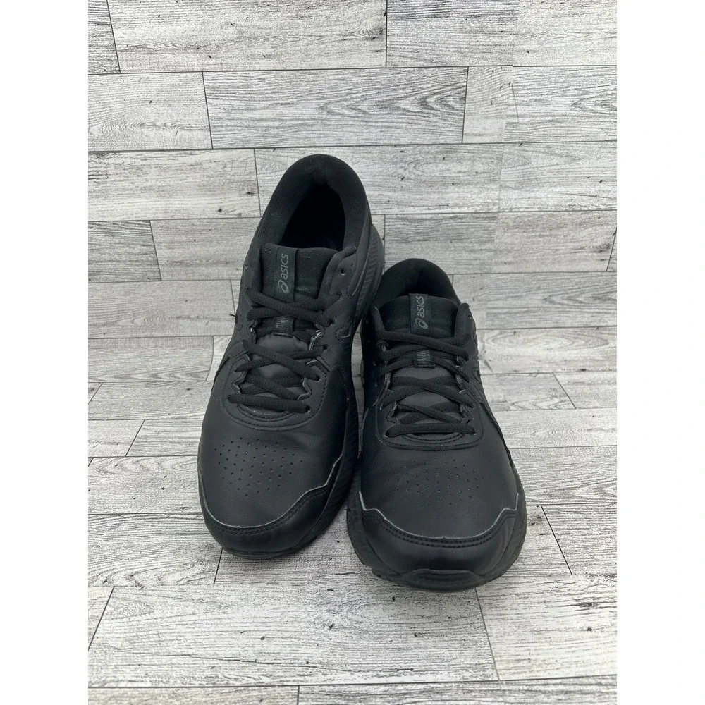 Asics Gel-Contend 7 Women Walking Shoes Black Leather 1132A057 Size‎ 9.5